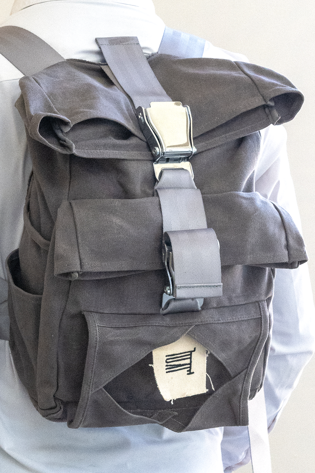 (Made-to-order) NO 2. FATHER SKY: AIRPLANE SEATBELT BACKPACK