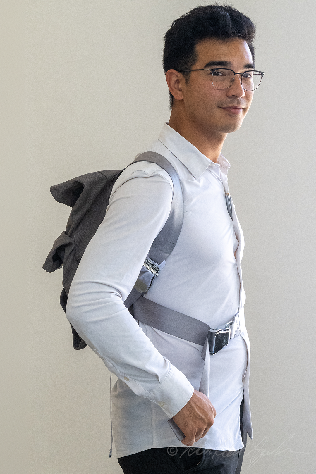 (Made-to-order) NO 2. FATHER SKY: AIRPLANE SEATBELT BACKPACK